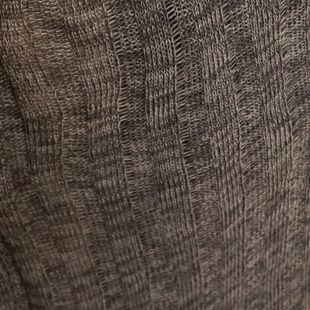 Maurices Womens Grey Soft Waterfall Open Knit Vest Small - Picture 3 of 7